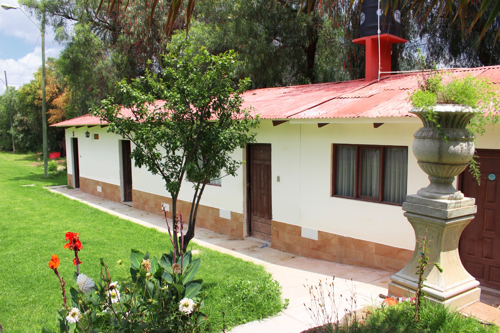 Vista exterior cabañas